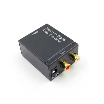 Digital Optic Coaxial Toslink Semnal Audio Analogic Convertor Adaptor RCA de la Digital La Analog Audio Converter UE NE-a UNIT AU Plug