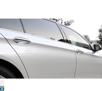 Din Oțel inoxidabil Negru Titan Mânerul Ușii de Acoperire Laminat Benzi Tapiterie 4buc/set pentru BMW Seria 5 F10 F18 F11 2011-2017