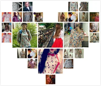 Dioufond Bumbac Imprimare Femei Bluze Camasi Școală Munca De Birou Doamnelor Topuri Casual Cherry Tricou Cu Maneci Lungi Pentru Femei De Moda De Îmbrăcăminte