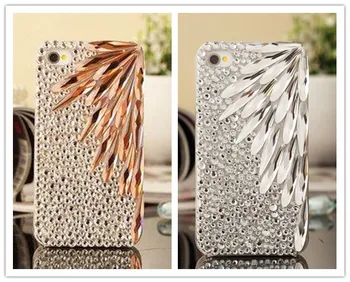 Dower Mi-Manual DIY Super Lux Bling Pene de Cristal Stras Diamond Telefon Caz Pentru Iphone X 8 7 6 6S Plus 5 5S 5C 4 4S