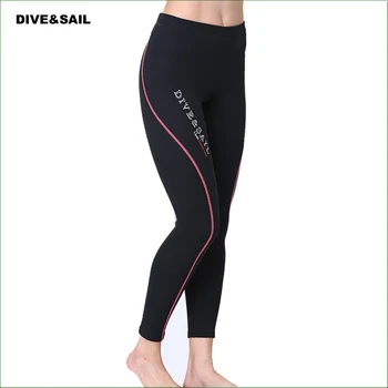 DP02 Femei 1.5 MM Neopren Scufundări Pantaloni Glezna-lungime Înot pantaloni Pentru Snorkeling, Înot, Canotaj, Navigatie Surfing Cald