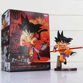 Dragon Ball Cifre Jucării 16cm Son Goku din Copilărie Ediția Scultures Mari PVC Cifrele de Acțiune Papusa PVC Jucarii Model