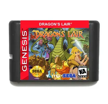 Dragoni Vizuina 16 biți MD Carte de Joc Cu Cutie de vânzare cu Amănuntul Pentru Sega Megadrive/Genesis