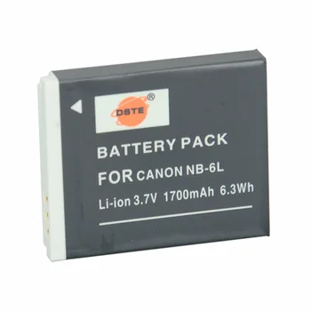 DSTE 2 BUC NB-6L NB6L Baterie pentru Canon PowerShot D10 S90 SD1200 SD1300 SD3500 SD770 SD980 ESTE IXY 25 ESTE SX710 HS Camera