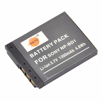DSTE NP-BD1 Baterie Caz Protector pentru Sony TX1 T2 T70 T77 T90 T200 T700 T900 aparat de Fotografiat Digital