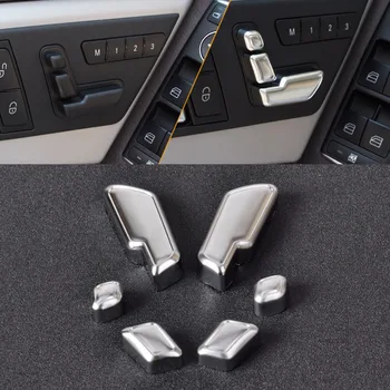 DWCX de Urmărire! Noi Usi Cromate Scaun Reglați Butonul Comutator Capac Ornamental pentru Mercedes Benz E GL CLS Class W212 W218 X166