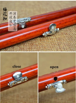 Ebony/Rosewood Țeavă ThreeTone Profesionale Hulusi Flaut Tărtăcuță Flauta Crashproof Flaut Hulusi Instrument Popular Calabash Hulusi