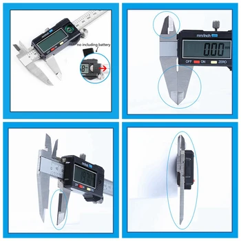 Electronice din Oțel Inoxidabil Șublere Digitale Șubler cu Vernier 0-150 mm 0.01 mm Micrometru Paquimetro Messschieber LCD Instrument de Măsurare