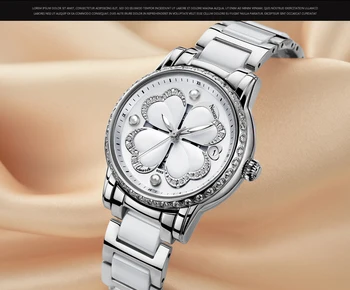 Elveția Nesun Femei Ceasuri de Lux, Marca Cuarț Femei Perla Relogio Feminino Ceas cu Diamante Ceasuri de mana N9069-8