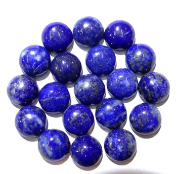 En-gros de Moda Fierbinte de Vânzare de Top de Calitate lapis lazuli Natural Rotunde de Piatra Cabochon 10mm Piatra Șirag de mărgele de 50pcs/lot