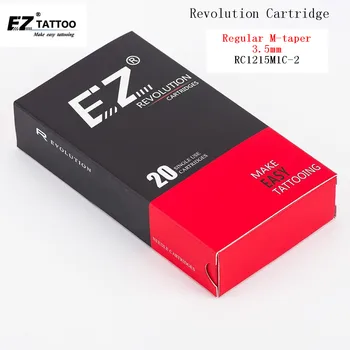 EZ Revoluție Tatuaj Ace de Cartuș Curbat /Dus-Magnum(CM/RM) Pentru sistemul de mașini și mânere RC1215M1C-2 20 buc /cutie