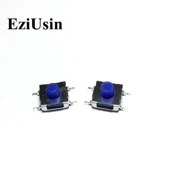 EziUsin 100buc 6*6*5 Blue Cap Micro Comutator Buton Tactil Digital de Întreținere Electrice Interrupteur PCB Tastatură Pentru Arduino