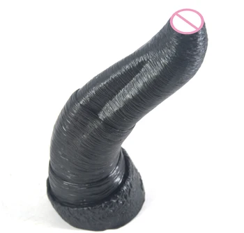 FAAK vibrator Mare animal uriaș elefant dildo negru urias penis artificial jucarii sexuale pentru femei considerabilă de pula se masturbeaza flirt jucarii