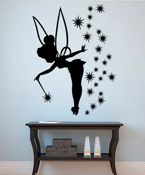 Fairy Silueta Cu Magic Bar Drăguț picturi Murale Acasă Pepinieră dormitor Speciale Cute Decorative de Perete de Vinil Autocolante Tapet Wm-307
