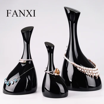 FANXI nou produs de lux swan forma de bijuterii display stand pentru a contracara prezenta pandantiv colier bratara suport raft