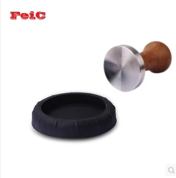 FeiC 1 buc Negru protecție tamper pad/mat espresso tamper pad presiune rezistente la alunecare pad instrument de silicon mat pentru Barista