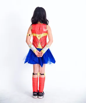 FETE fierbinti Zori De Justiție Wonder Woman Costum de Femeie film childs costum.