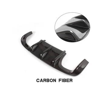 Fibra de Carbon se Adaugă Pe masina bara spate Spoiler difuzor pentru BMW E92 M3 Bara 2008 - 2013 Cabrio Negru FRP
