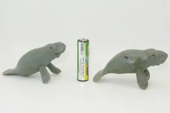 Fierbinte de jucării pentru Copii Manatee, Vaci de Mare model de Simulare Animale Marine, Animale de Mare de copii cadou de învățământ recuzită Cifrele de Acțiune