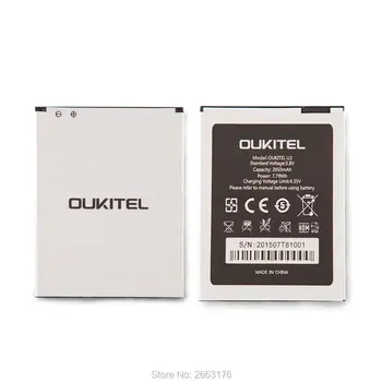 Fierbinte Oukitel U2 Bateriei Originale de Inalta Calitate 2050mAh de Înlocuire a Bateriei Pentru Oukitel U2 Telefon Inteligent
