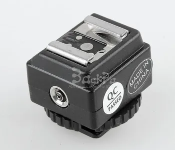 Flash hot shoe adaptor cu mufa PC sync converter pentru sb600 sb700 sb800 sb-900 sb910 wireless trigger accesorii C-N2