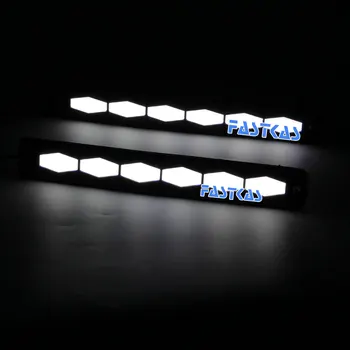 Flexibile LED Lumini de Zi de Funcționare rezistent la apa 12v ȘTIULETE de LED DRL Alb Lumina de Zi Lumina de Ceață de Cotitură Semnal de Mașini care Rulează Lumina