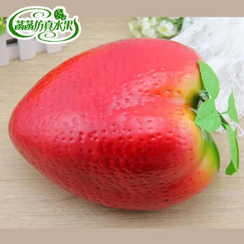 Foarte mare artificială de căpșuni cu spumă de fructe false mari de căpșuni model capsuni elemente de recuzită de fructe de mare jucărie