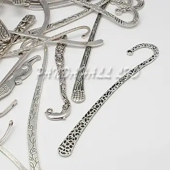 Forma mixta Stil Tibetan Argint Antic Marcaje bijuterii marcarea aproximativ 13~o lățime de 30 mm, 80~120mm lungime, 2~3mm, orificiu: 1~3mm