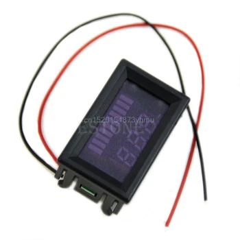 Frumos 12v baterii Acide cu plumb indicator de capacitate a Bateriei LED Tester w/ voltmetru #L057# nou cald