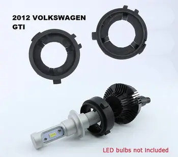 FSYLX FSYLX 2 buc h7 faruri led lampă soclu suport clip de fixare pentru golf 6 GTI auto h7 led far adaptor pentru toate modelele VW golf 6 GTI