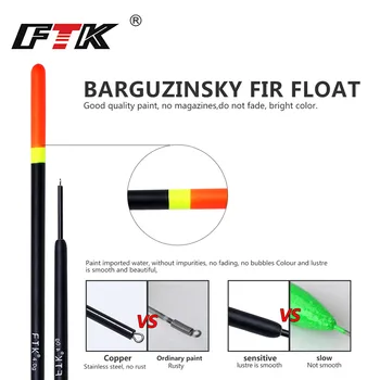 FTK Barguzinsky Brad 10 Buc/Lot Bobber Pescuit Float Lungime 16-22 CM Float 1G 2G 3G 4G Pentru Pescuit la Crap