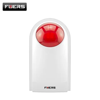Fuers sirena de exterior Wireless 433 MHz impermeabil flash sirenă costum pentru toate de sistem de alarmă