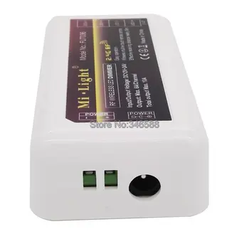FUT036 Km.lumina 2.4 G RF Wireless Wifi Compatibil 4-Zona Brigtness Reglabil LED Dimmer Controler pentru o Singură Bandă de Culoare Lumina
