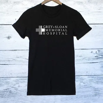 Grey Sloan Memorial Hospital T shirt T-shirt, Meredith Grey - Derek Shepherd lui Grey Tricou - Show TV topuri