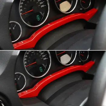 GRĂTAR@FUKA Auto Interior Instrument tablou de Bord Cutie Panou de Acoperire Benzi Trim Fit Pentru Jeep Compass Cherokee 2011-Accesorii Auto