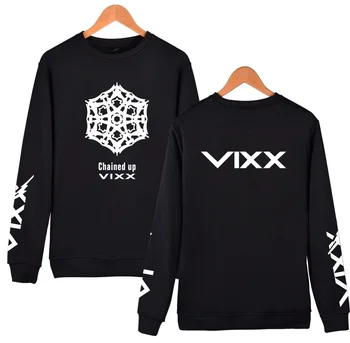 Harajuku K-POP VIXX Hoodies Femei Pulover Roz Tricoul Fanilor Sprijini Fleece Trening Cuplu de Îmbrăcăminte
