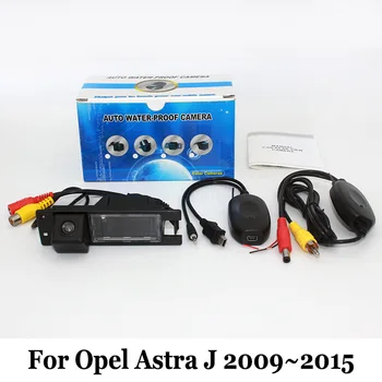 HD Larg Obiectiv cu Unghi Camera retrovizoare Pentru Opel Astra J 2009~/ RCA cu fir Sau fără Fir CCD Viziune de Noapte rezistent la Apa Camera