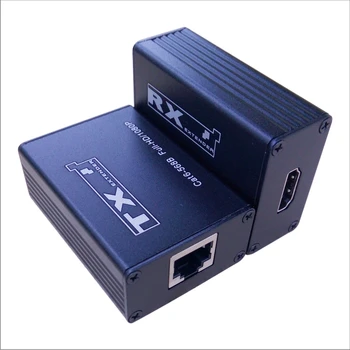 HDMI Extender până la 30m Transmițător Receptor TX/RX HDMI V1.3 HD 1080P Peste CAT6 RJ45 Ethernet Cablu pentru TV, Proiector, DVD