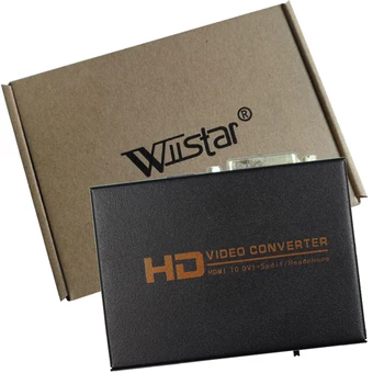 HDMI la DVI Coaxial Audio Converter Box Adaptor Digital Toslink și Analog Stereo pentru PS4 XBOX1