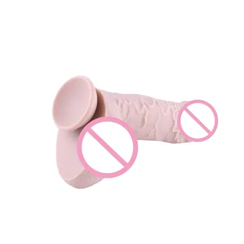 HISMITH Mare Sex Vibrator lungime 24cm diametru de 5,6 cm de Pula Inodor Silicon Flexibil Penis ventuza Puternica Scula Jucarii Sexuale pentru femei