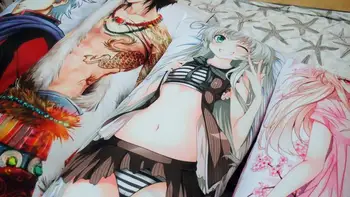 Hot Anime Japonez Perna 50*150cm Sexy Femeie Fata Otaku Îmbrățișează Corpul de Pernă Caz, două Fețe de Pernă Anime Perna