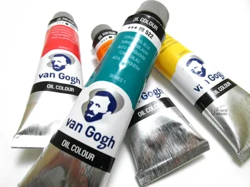 Hotsale Royal Van Gogh 40ml series2 vopsele de ulei 66 de culoare, plus ulei de pigment Van Gogh tub de aluminiu Profesionale pentru master