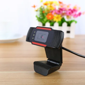 HXSJ HD Webcam 3LED 480P PC Camera cu Absorbție Microfon MICROFON pentru Skype pentru Android TV Rotativ Calculator, aparat de Fotografiat USB Web Cam