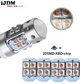 IJDM Roșu Strălucitor H21W LED-uri Becuri de schimb Pentru perioada 2012-BMW F30/F31/F80 Seria 3,-up F32/F33/82 4 Serii Lumini de Frână