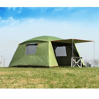 Impermeabil strat dublu în aer liber la soare-umbrire 4Corners foișor de grădină/Multiplayer petrecere cort de camping/Tent adăpost anti-tantari