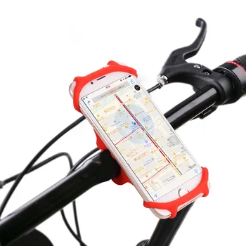 INIZEAL Flexibil din Cauciuc de Bicicleta cu Suport pentru Telefon Suport Bicicleta suport Pentru Telefon Mobil Silicon Universal Motocicleta Suport de Telefon