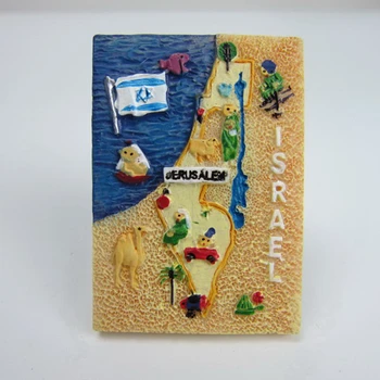 Israel Turism Suvenir Magneți De Frigider Creative Handmade Rășină Frigider Magnetic Mesaj Autocolante Decor Acasă Decorare