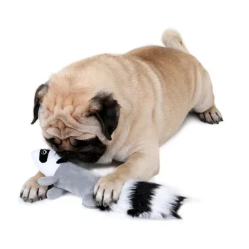 Jucării câine Scartaie Animale, Veveriță/Sconcs Sunet Jucării Anti-Muște pot fi Redate de Înaltă Calitate Interactive Amuzante animale de Companie Jucărie pentru Pisici si Caini de 30cm