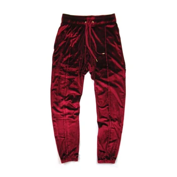 Kanye West Joggeri Streetwear bărbați și femei iubitorii de Pantaloni supradimensionate hip hop solid catifea pantaloni Plus Dimensiune S-XL