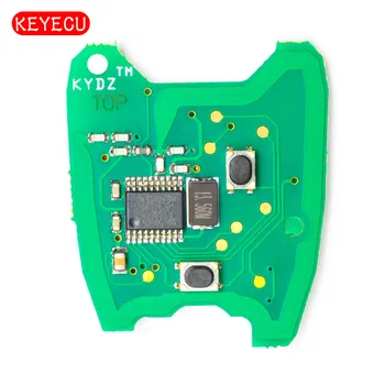 Keyecu Control de la Distanță de Bord Butonul 2 433MHz PCF7946 Chip pentru Peugeot 307 Cu Baterie KYDZ